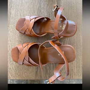 Zara platform sandals